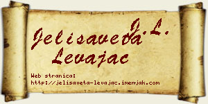 Jelisaveta Levajac vizit kartica